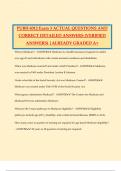 PUBH 6012 Exam 3 ACTUAL QUESTIONS AND CORRECT DETAILED ANSWERS &lpar;VERIFIED ANSWERS&rpar; &vert;ALREADY GRADED A&plus;