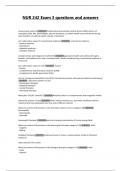 NUR 242 Exam 3 questions and answers