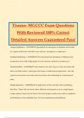 Tissues- MGCCC Exam Questions With Reviewed 100&percnt; Correct Detailed Answers Guaranteed Pass&excl;