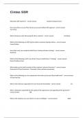 Cintas SSR Exam Study With Questions And Verified Answers&period;