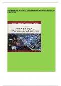 TEST BANK FOR PRACTICAL MANAGEMENT SCIENCE&comma; 6TH EDITION BY L&period; WINSTON&period;