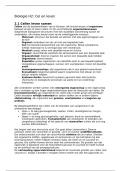 Samenvatting Biologie V4 Nectar 4e editie Hoofdstuk 2 - Cel en leven