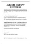NURS-656-STUDENT  QUESTIONS  