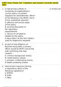CHPC Exam Study Set 1 Question and answers correctly solved 2025