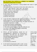 PSI FNP PRACTICE WITH ALL CORRECT & VERIFIED ANSWERS &lpar;UPDATED TO PASS&rpar;