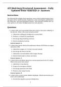 ATI Med-Surg Proctored Assessment &ndash; Fully Updated With VERIFIED A&plus; Answers