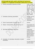 FNP BOARD REVIEW&colon; BITS AND PIECES WITH ALL CORRECT & VERIFIED ANSWERS &lpar;UPDATED TO PASS&rpar;