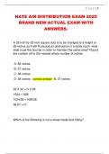 NATE AIR DISTRIBUTION EXAM 2025  BRAND NEW ACTUAL EXAM WITH  ANSWERS&period;