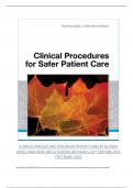 Clinical Procedures for Safer Patient Care&lpar;NURS 300&rpar;&colon; 200&plus; questions Comprehensive NCLEX Test Bank &lpar;10th Ed&period; 2025&rpar;
