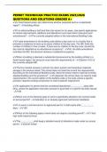 PERMIT TECHNICIAN PRACTICE EXAMS 2025&sol;2026 QUESTIONS AND SOLUTIONS GRADED A&plus;