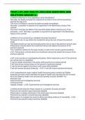 TEXAS LIFE AND HEALTH 2025&sol;2026 QUESTIONS AND SOLUTIONS GRADED A&plus;