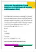 WGU C484 - Extra Multiple Choice  Questions 2025&sol;2026 Exam All Answers  and Illustrations Given