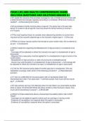 TEXAS LIFE AND HEALTH COMPREHENSIVE EXAMS 2025&sol;2026 QUESTIONS AND SOLUTIONS GRADED A&plus;