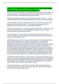 TEXAS LIFE AND HEALTH EXAMINATION TEST 2025&sol;2026 QUESTIONS AND SOLUTIONS GRADED A&plus;