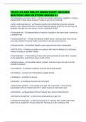 TEXAS LIFE AND HEALTH EXAMS SCRIPT 2025&sol;2026 QUESTIONS AND SOLUTIONS GRADED A&plus;