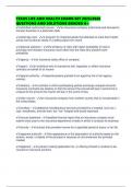 TEXAS LIFE AND HEALTH EXAMS SET 2025&sol;2026 QUESTIONS AND SOLUTIONS GRADED A&plus;