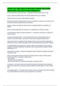 TEXAS LIFE AND HEALTH RELIABLE EXAMS 2025&sol;2026 QUESTIONS AND SOLUTIONS GRADED A&plus;