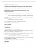 HHP 4040 Exam 2 study guide Solved Correctly 