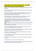 TEXAS REAL ESTATE MAIN EXAMS SCRIPT 2025&sol;2026 QUESTIONS AND SOLUTIONS GRADED A&plus;
