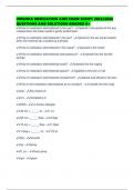 VIRGINIA MEDICATION AIDE EXAM SCRIPT 2025&sol;2026 QUESTIONS AND SOLUTIONS GRADED A&plus;