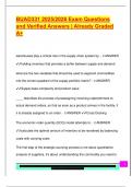 BUAD 331 EXAM COMPLETE PACKAGE DEAL