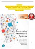  TEST BANK ACCOUNTING INFORMATION SYSTEMS 15TH EDITION BY MARSHALL B&period; ROMNEY&comma; PAUL J&period; STEINBART VERIFIED  ALL CHAPTER'S 1 &ndash; 24 COVERED GRADED A&plus;  LATEST UPDATE&period;