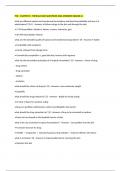 PHC - CHAPTER 8 - TOPICAL EXAM QUESTIONS AND ANSWERS GRADED A&plus;