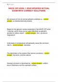 NACE CIP LEVEL 1 2025 UPDATED ACTUAL  EXAM WITH CORRECT SOLUTIONS&period; 