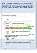 NURS 676 ADVANCED PHARMACOLOGY MIDTERM EXAM  NEWEST 2025 ACTUAL EXAM WITH COMPLETE QUESTIONS  AND CORRECT DETAILED ANSWERS &lpar;VERIFIED ANSWERS&rpar;  ALREADY GRADED A&plus; &sol; WCU EXAM &vert; GUARANTEED PASS 
