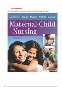           Full Test Bank For&colon;  Mckinney&colon; Evolve Resources For Maternal-Child Nursing&comma; 5th Edition