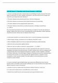 NUR 405 Exam 1 &vert; Questions with Correct Answers &vert; 100&percnt; Pass