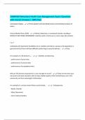 ODMHSAS Behavioral Health Case Management Exam&vert; Questions with Correct Answers &vert; 100&percnt; Pass