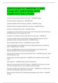 USPS EXAM 421 WINDOW CLERK EXAM SET QUESTIONS WITH COMPLETE SOLUTIONS