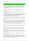 USPS MAINTENANCE MECHANIC Q&A