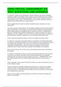 USPS VIRTUAL ASSESSMENT 475 TEST QUESTIONS AND ANSWERS