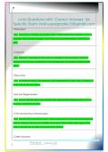 cota Questions with  Correct Answers  for  Specific Exam Mail supergrades12&commat;gmail&period;com