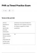 PHR ca Timed Practice Exam 2025 update &vert;comprehensive questions and verified answers &lpar;complete solutions&rpar; GUARANTEED SUCCESS&vert;GRADE A&plus;&excl;&excl;