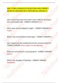 A&P 2 FINAL EXAM &lpar;ECPI&rpar; QUESTIONS AND CORRECT  DETAILED ANSWERS WITH RATIONALES GRADED A&plus;