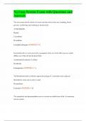 Nervous System Exam with Questions and Answers