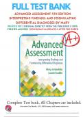 Test Bank for Advanced Assessment 4th Edition Interpreting Findings and Formulating Differential Diagnoses By Mary Jo Goolsby&semi; Laurie Grubbs &vert; 9780803668942 &vert; &vert; Chapter 1-22 &vert; All Chapters with Answers and Rationales