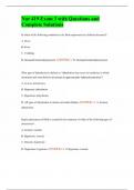 Nur 419 Exam 3 with Questions and Complete Solutions