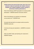 BARBER INSTRUCTOR CERTIFICATION EXAM LATEST 2025 ACTUAL  EXAM WITH COMPLETE QUESTIONS AND CORRECT DETAILED  ANSWERS &lpar;100&percnt; VERIFIED ANSWERS&rpar; &vert;ALREADY GRADED A&plus;&vert;  &vert;&vert;PROFESSOR VERIFIED&vert;&vert; &vert;&vert;BRANDNEW&excl;&excl;&excl;&vert;&vert;