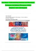 Test Bank - Understanding Anatomy and Physiology&comma; Thompson&comma; 3rd Edition &lpar;Thompson&comma; 2020&rpar;&comma;  Chapter 1 - 25 &vert; All Chapters &emsp;