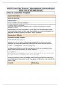 WGU 5E Lesson Plan&colon; Elementary Science Methods&comma; Understanding the Moon Cycle for 4th Grade Science&period;
