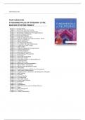 Test bank for Fundamentals of Nursing – 10th Edition – Potter & Perry – Complete Test Bank with Questions and Answers
