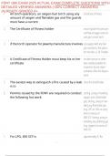 FDNY G60 EXAM 2025 ACTUAL EXAM COMPLETE QUESTIONS WITH DETAILED VERIFIED ANSWERS &lpar;100&percnt; CORRECT ANSWERS&rpar; &sol;ALREADY GRADED A&plus;