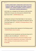 ILLINOIS LEASING AGENT LICENSE EXAM LATEST 2025 ACTUAL  EXAM WITH COMPLETE QUESTIONS AND CORRECT DETAILED  ANSWERS &lpar;100&percnt; VERIFIED ANSWERS&rpar; &vert;ALREADY GRADED A&plus;&vert;  &vert;&vert;PROFESSOR VERIFIED&vert;&vert; &vert;&vert;BRANDNEW&excl;&excl;&excl;&vert;&vert; 