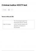 Criminal Justice NOCTI test 2025 update&vert; comprehensive questions and verified answers &lpar;complete solutions&rpar; ASSURED SUCCESS&vert;GRADE A&plus;&excl;&excl; &lpar;100&percnt; ACCURATE&rpar; GET IT RIGHT&excl;&excl;