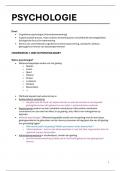 ALGEMENE PSYCHOLOGIE - CRIMINOLOGIE