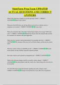 StateFarm Prep Exam UPDATED  ACTUAL QUESTIONS AND CORRECT  ANSWERS